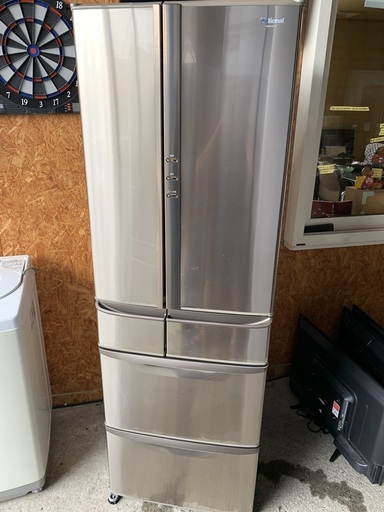 A３１０１　ナショナル　４０６L 　６ドア冷蔵庫