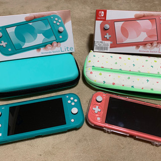 Nintendo Switch Lite 2台セット　美品　ゲオ...