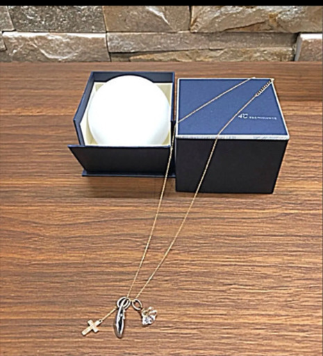 ?お値下げ?《超レア 限定品 》4℃K10ネックレス トップ3つ付き