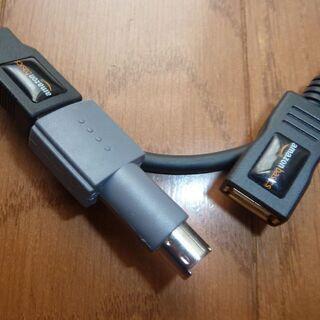 USB延長コード　＆　USB → PS2 変換アダプタの画像