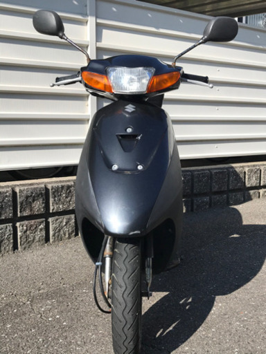 【取引終了】三重県津市 スズキ レッツ2 2stスクーター 実働 キャリア付！足車にどうぞ！