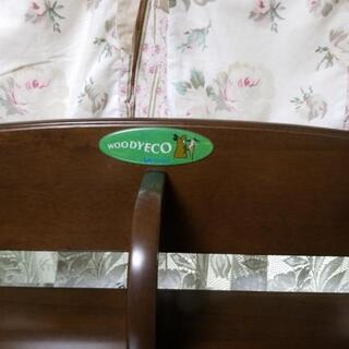 中古学習机セット学習机。キャビネット。椅子の画像