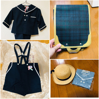 取引中です。小千谷幼稚園 制服上下（男の子） 夏服 帽子 5点