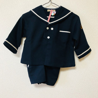 取引中です。小千谷幼稚園 制服上下（男の子） 夏服 帽子 5点の画像