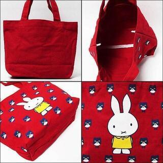 【新品】ミッフィー ランチバッグ キャット いっぱい レッド レディース キッズの画像