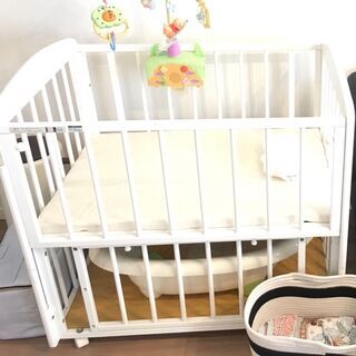 【お相手決まりました】KATOJI ミニベビーベッド（白）