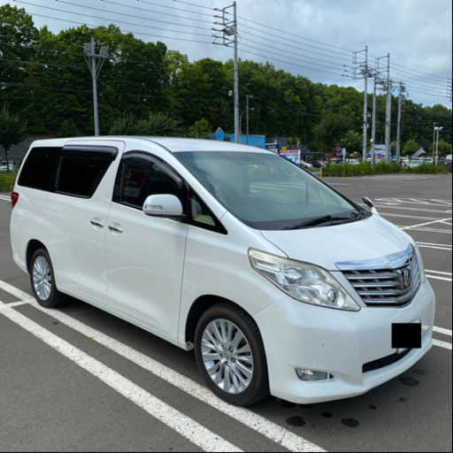 TOYOTA トヨタ アルファード 平成23年 20系 白 2人乗り 車検長期 (ニロジ) 札幌のアルファードの中古車｜ジモティー