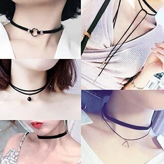 【新品】【20点セット】 チョーカー リボン作り 花のレース 伸縮タイプ ペンダント付きの画像
