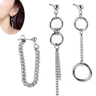 【新品】【10個セットA】 ピアス 片耳用 メンズ レディース 男女兼 収納袋付きの画像