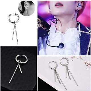 【新品】【10個セットA】 ピアス 片耳用 メンズ レディース 男女兼 収納袋付きの画像