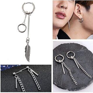 【新品】【10個セットA】 ピアス 片耳用 メンズ レディース 男女兼 収納袋付きの画像