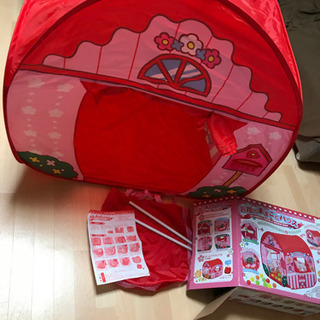 お花のおままごとハウス ボールプールの画像