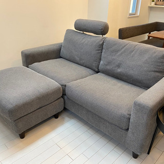 ソファー 三人掛け+オットマン付き☆値下げしました！！