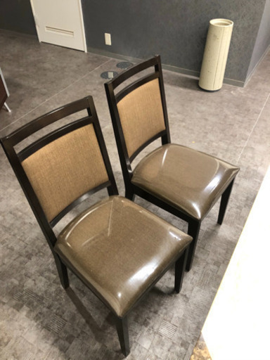 本物大理石のテーブルと椅子　セット　NO2