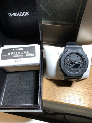 カシオG-SHOCk 今話題の八角形オールブラック