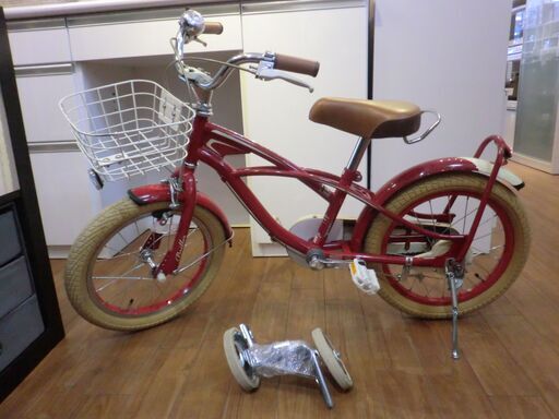 【中古美品】自社配送可能　キッズサイクル　子供用自転車　１６インチ　補助輪付き