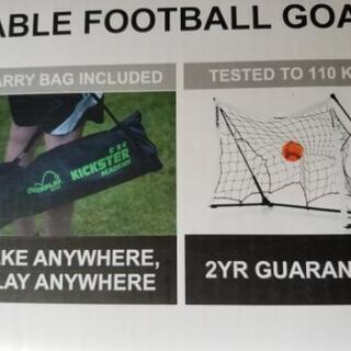 現物確認可能　サッカーゴール2個セット クイックプレイ ポータブル 1.8m×1.2m 組み立て式ゴール 6KSRの画像