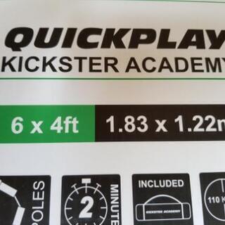 現物確認可能　サッカーゴール2個セット クイックプレイ ポータブル 1.8m×1.2m 組み立て式ゴール 6KSRの画像