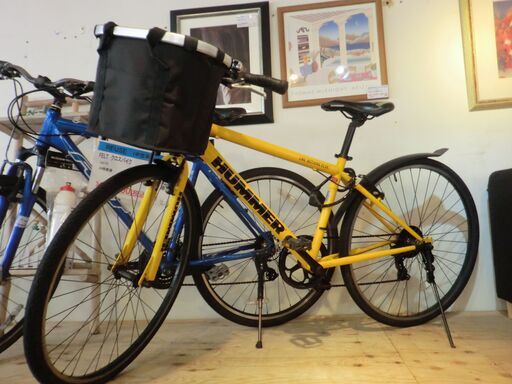 【中古品】自社配送可能　HUMMER ハマー　シティサイクル　自転車　２８インチ　７段変速