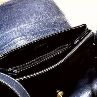 ショルダーバッグ　紺の画像