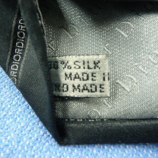 Dior/ディオール ネクタイ ストライプ ブラック/黒 シルク100％ イタリア製 札幌 西岡店の画像