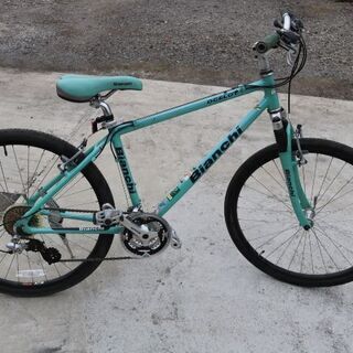 終了値下げ　高級自転車と言えば　Bianchi 26インチ　24段　ハードテール