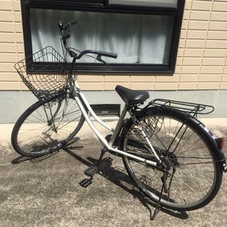 自転車 ママチャリ 白