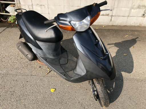 調子良い❗️タイヤ前後バリ山❗️レッツ2 バッテリー新品⭐️格安原付　スクーター　50cc