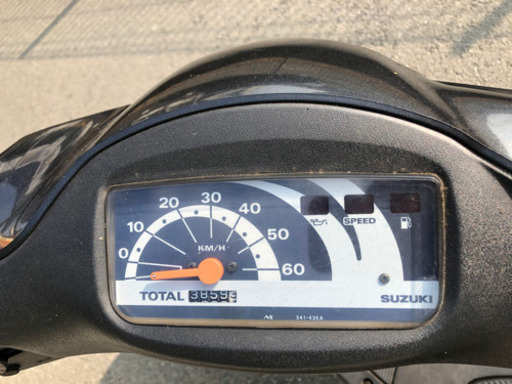 調子良い❗️タイヤ前後バリ山❗️レッツ2 バッテリー新品⭐️格安原付　スクーター　50cc