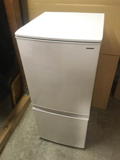 SHARP ノンフロン冷凍冷蔵庫 SJ-D14D-W 2018年製