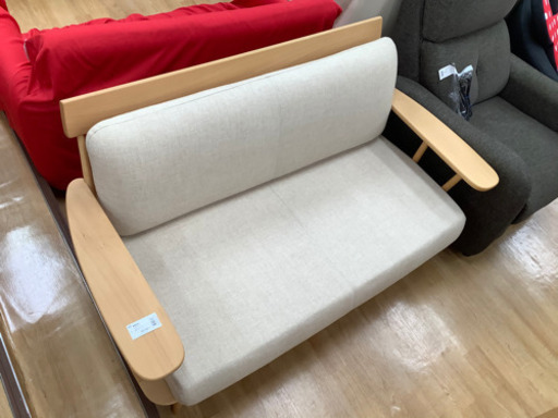 【取りに来れる方限定】飛騨産業の2人掛けソファー売ります‼︎