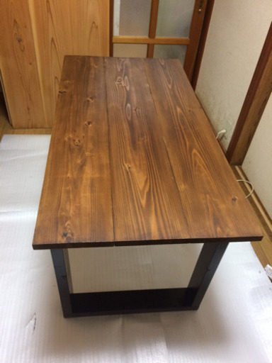 大特価 新品 手作り W120サイズ ヴィンテージ調ダイニングテーブル 近場配送無料
