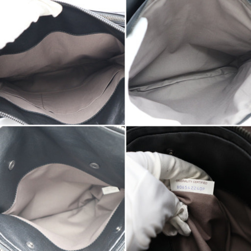 《BOTTEGA VENETA/イントレチャート ショルダーバッグ》ブラック 美