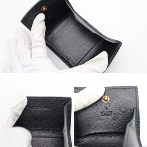 《GUCCI/ケース GGマーモント》ABランク ブラック 473959