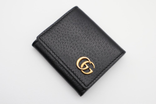 《GUCCI/ケース GGマーモント》ABランク ブラック 473959