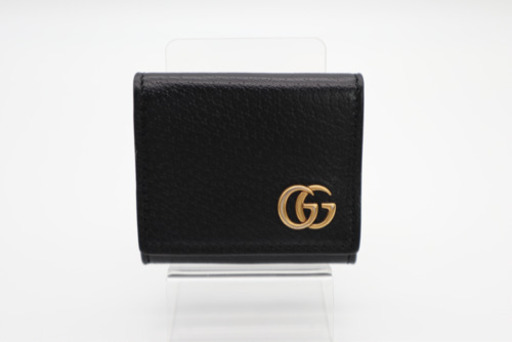 《GUCCI/ケース GGマーモント》ABランク ブラック 473959