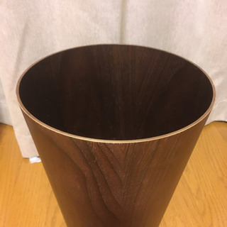 【引き渡し終了】⭐️ ゴミ箱　saito wood 木製　ウォールナット）ダストボックス　の画像