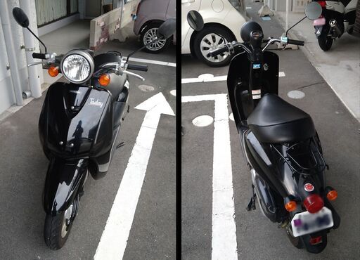 HONDA　Today　ホンダ　トゥデイ　50cc　黒　中古