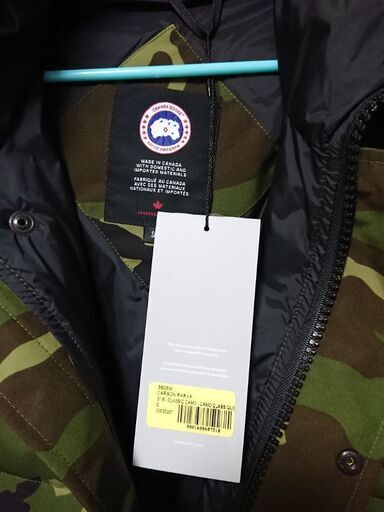 値下げカナダグース カーソンカモフラ 新品未使用