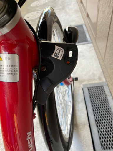 再投稿  子ども前乗せ自転車