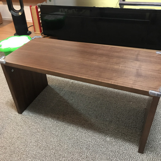 無印良品　コの字の家具　ウォールナット