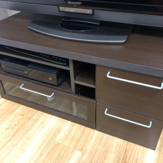 ニトリ　テレビ台　ブラウンの画像