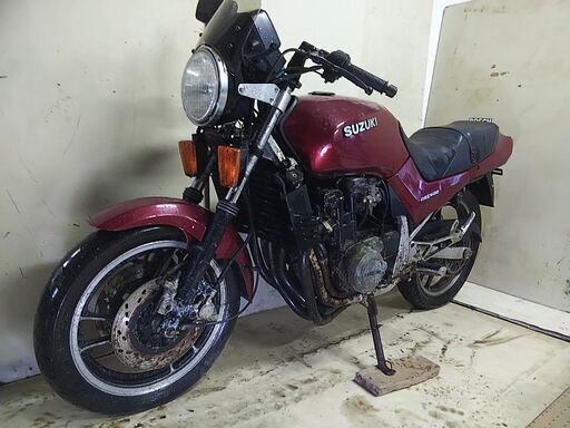 【売約】SUZUKI GSX 400FW 長期室内保管 書類無し 不動 ジャンク 部品取り 錆大