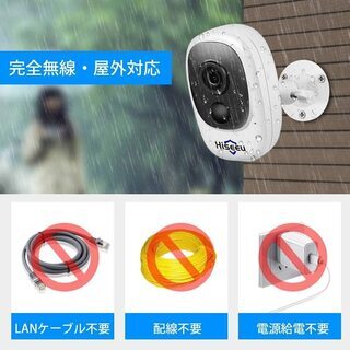 新品・未使用 最新充電池式・完全無線ネットワークカメラの画像