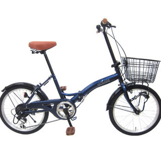 【募集終了】折りたたみ自転車　紺　ネイビー