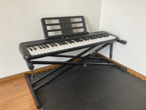 CASIO 電子キーボード　CT-S200 ブラック+スタンド