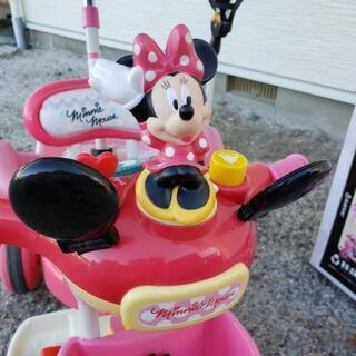 ミニーちゃん　おしゃべり三輪車　の画像