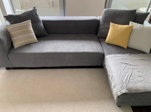 Formax Donna 2P 片肘ソファ&片肘ロングシートソファセット