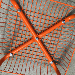 IKEA / イケア スツール　VASTERON　スツール 室内/屋外用, オレンジの画像