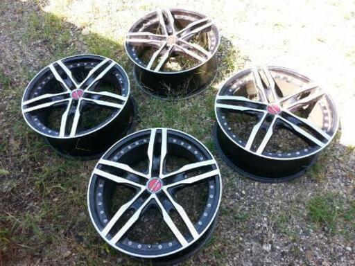 17インチ ホイル SHALLEN XF55 ﾓﾉﾌﾞﾛｯｸ 4本